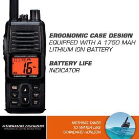 img 3 attached to 📻 High-performance Standard Horizon HX380 Handheld VHF Radio with 1.5-inch Display