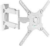 📺 onkron full motion tv wall mount bracket - 32&#34; to 55-inch lcd led flat screens, 77 lbs weight capacity, extendable & swivel, vesa 400 x 400 mm, m4 white logo