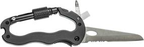 img 3 attached to 🔑 KC-RX881-2 SE Locking Carabiner Knives - 4-in-1 Multipurpose Set (2-Pack)