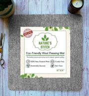 eco friendly 100 organic wool ironing logo