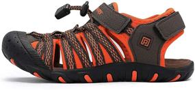 img 3 attached to DREAM PAIRS 171111 K Outdoor Sandals: Stylish and Practical Boys' Sandals