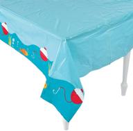 🎣 9-foot long little fisherman tablecloth cover – ideal for fishing and birthday party supplies logo