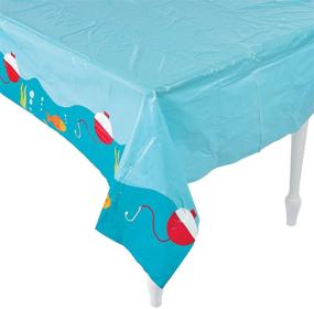 img 1 attached to 🎣 9-Foot Long Little Fisherman Tablecloth Cover – Ideal for Fishing and Birthday Party Supplies