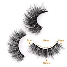 img 1 attached to 👁️ Fanxiton Natural False Lashes - Fluffy Volume Pack of 7 Pairs, Fake Eyelashes for Enhanced Eye Looks