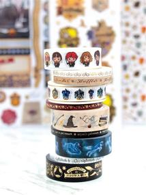 img 4 attached to 🔮 Enhance Your Crafts with Paper House Productions SET0013 Harry Potter Washi Tape Bundle: Five 15mm Rolls & Five 5mm Rolls of Decorative Adhesive Tape