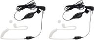 enhance communication with motorola 1518 surveillance headset – black and white logo