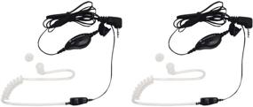 img 1 attached to Enhance Communication with Motorola 1518 Surveillance Headset – Black and White