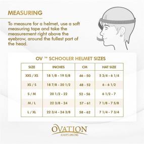 img 1 attached to Ray Squad Ovation Unisex Schooler Deluxe Riding Helmet Set with (2 Pack) Long Open End No Knot Hairnet &amp; Helmet Dust Bag