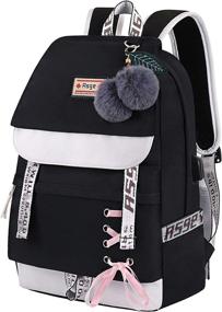 img 4 attached to 🎒 Asge Children's Backpack Schoolbag Bookbag