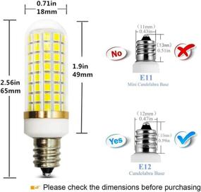 img 3 attached to 💡 High Voltage Equivalent Candelabra Chandelier: AC110-130V Asilumi Powerhouse