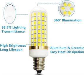 img 1 attached to 💡 High Voltage Equivalent Candelabra Chandelier: AC110-130V Asilumi Powerhouse