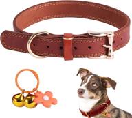 leather collar genuine collars perfect logo