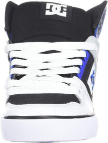 img 3 attached to 👟 Skate DC High Top in Black and White