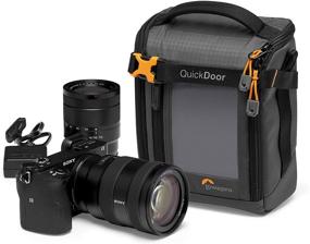 img 4 attached to Lowepro GearUp Creator Box Medium II Mirrorless and DSLR Camera Case with QuickDoor Access and Adjustable Dividers, Perfect for Sony Alpha 6500 - LP37347-PWW