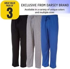 img 3 attached to DARESAY Jersey Lounge Pockets Medium Men's Clothing: Premium Comfort for Sleep & Lounge