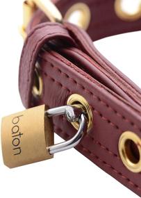 img 1 attached to Strict Leather Luxury Burgundy Locking