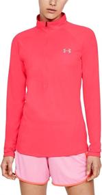 img 4 attached to 🏃 Under Armour Women's Tech 1/2 Zip Long-Sleeve Pullover: Optimal Performance and Style for Active Women