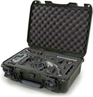 nanuk 925 waterproof hard case with foam insert for dji fpv fly more kit - olive (925-fpvg6) logo