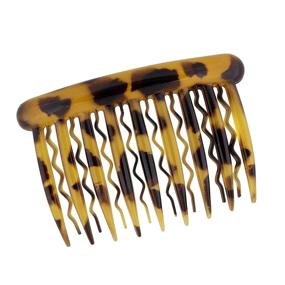 img 1 attached to 🌟 Premium Quality Charles J. Wahba Side Combs for Thin Hair (Paired) - Tokyo Tortoise Color - Made in France: Enhance Your Hairstyle with Style and Durability