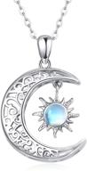 trishula necklace sterling moonstone sparkling logo