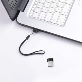 img 2 attached to 💻 RAOYI черная USB-флешка 64 ГБ - миниатюрный накопитель памяти Thumb Drive Jump Drive Zip Drive Pen Drive с подвеской