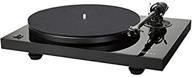 🎵 high-end music hall mmf-2.3 series 2-speed belt driven audiophile turntable: precision performance with premium music hall spirit cartridge and 8.6 inch carbon fiber tonearm in stylish high gloss piano black logo