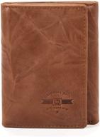 🧳 leather western trifold rfid wallet logo