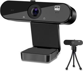 img 4 attached to Kaisangtu 2K Full HD Webcam with Microphone - Wide Angle, Tripod & Privacy Cover - Autofocus Streaming Webcam - Plug & Play USB Webcam for PC, Mac, Laptop, Desktop Computer