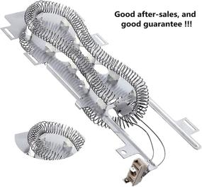 img 2 attached to High-Quality Dryer Heating Element and Thermal Fuse Kit: Compatible with Maytag, Kenmore, KitchenAid, Whirlpool, and More