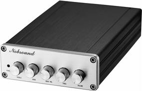 img 2 attached to 🔊 Nobsound HiFi TPA3116D2 2.1 Channel Digital Audio Power Amplifier - Stereo Amp with Subwoofer, Treble and Bass Adjustment - 2×50W+100W