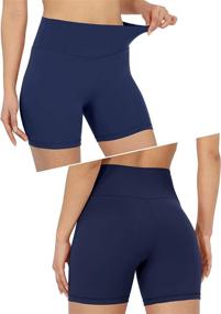 img 2 attached to 🩳 ODODOS High Waisted Women's Shorts, Ultra Soft and Lightweight - 5'' / 8'' Inseam