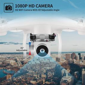 img 3 attached to 1080P HD Camera Drone for Adults: Beginners' Quadcopter with Gravity Sensor, Altitude 🚁 Hold, Headless Mode, 3D Flip | 40Mins Flight Time RC Quadcopter w/ 2 Batteries