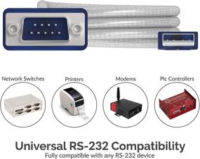 img 2 attached to 🔌 Sabrent Converter Prolific Chipset CB DB9P: Fast and Reliable Serial Port Adapter