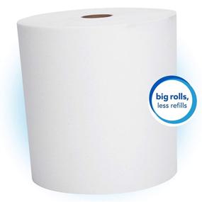 img 1 attached to 🧻 Scott Essential High Capacity Hard Roll Paper Towels - White, 12 Rolls/Case, 1,000 ft/Roll, 12,000 ft/Case: Efficient and Durable Paper Towels