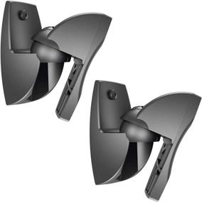img 4 attached to 🔊 Vogel's Universal Wall Mount and Speaker Mount (Pair) - Max 11 lbs, Black