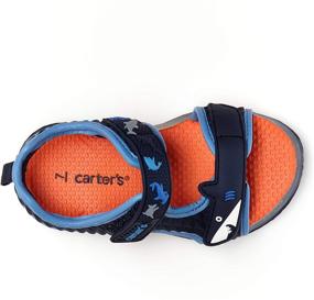 img 1 attached to Carters Boys Todd Sandal Toddler Boys' Shoes