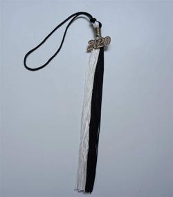 img 3 attached to 🎓 2020 Graduation Tassel: White/Black Two-Colored with Sliver Year Charm - Perfect for Grad Day