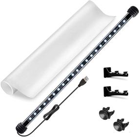 img 4 attached to 🐠 Enhance Your Aquarium with the Current USA Serene Add-on Accessory LED Background Light Kit: Includes Frosted Background Glass Film and RGB LED Light Strip, Requires Serene Controller