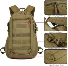 img 1 attached to CEAVNI Military Backpack Rucksack 🎒 Tactical: Ultimate Gear for Tactical Missions