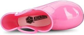 img 1 attached to Детские ботинки Khombu Splash Slip для мальчиков - стильные и прочные ботинки.