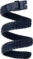 👔 falari braided men's accessories without buckle 8007 blk s logo