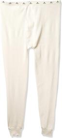 img 4 attached to 👖 Indera Men's Super Heavy 50/50 Waffle Knit Pant