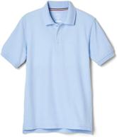 👕 boys' short sleeve pique polo french toast logo