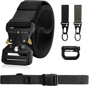 img 4 attached to Tactical Release Military Men Heavy Rope Tactical Hooks D Carabiner Men's Accessories