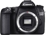 📷 canon eos 70d (8469b002) dslr camera - black 20.2 mp - body only logo