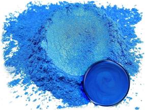 img 3 attached to 🌊 Dazzling Dark Ocean Blue Mica Powder Pigment (50g) for DIY Arts, Crafts, and More!