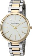 ⌚ женские часы с браслетом двухцветный anne klein ak/2787svtt логотип