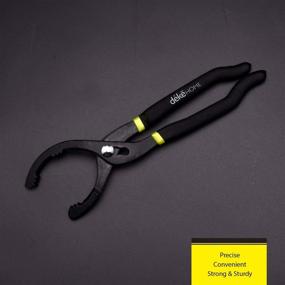 img 3 attached to 🔧 Adjustable Oil Filter Plier with Anti-Slip Grip - Ideal for Engine Filters, Conduit, and Fittings - 3 Positions