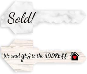 img 4 attached to Large Key-shaped Real Estate 🔑 Prop Sold Sign for Maximum Visibility