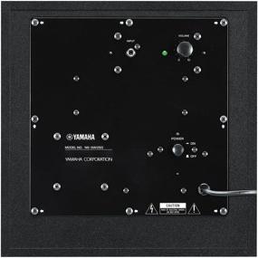 img 1 attached to 🎧 Звуковая колонка Yamaha NS-SW050BL с поддержкой 100W мощности и диаметром 8 дюймов, черного цвета, для улучшенного звукового восприятия.